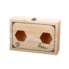 Natural Wood Honey Bottle Gift Box