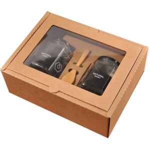 Honey Jar Gift Box Set with Corrugated Packaging